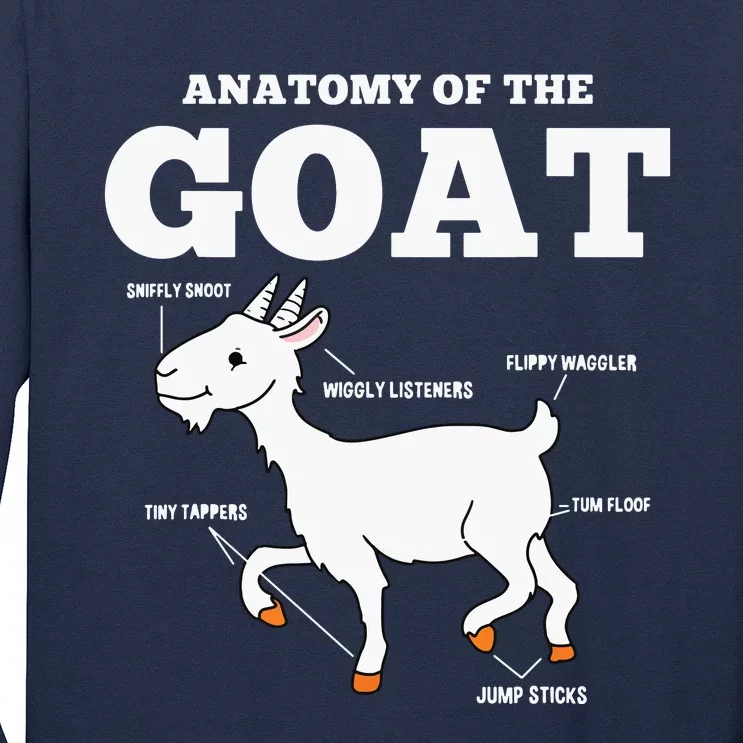 Anatomy Of The Goat Long Sleeve Shirt