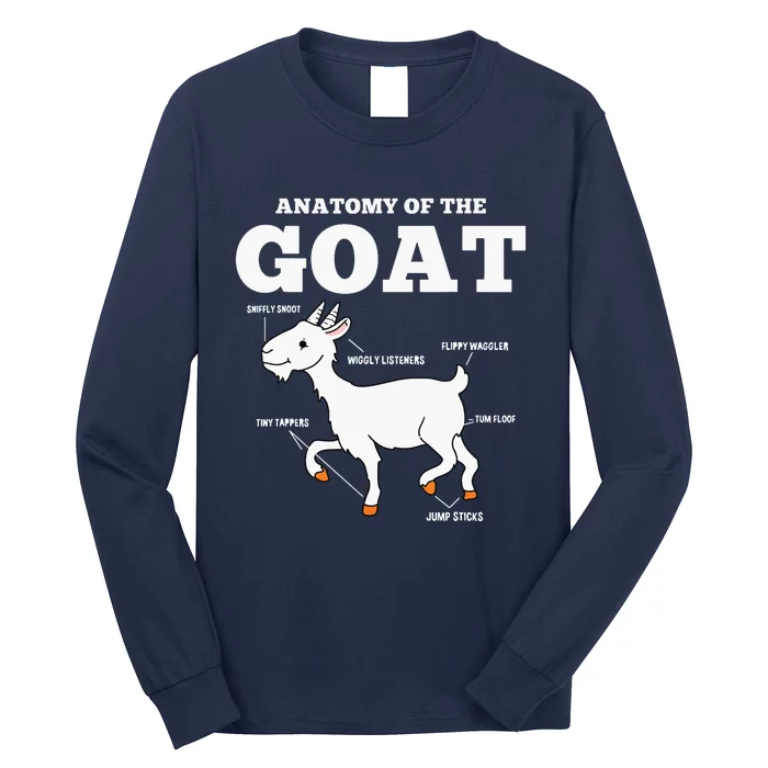 Anatomy Of The Goat Long Sleeve Shirt