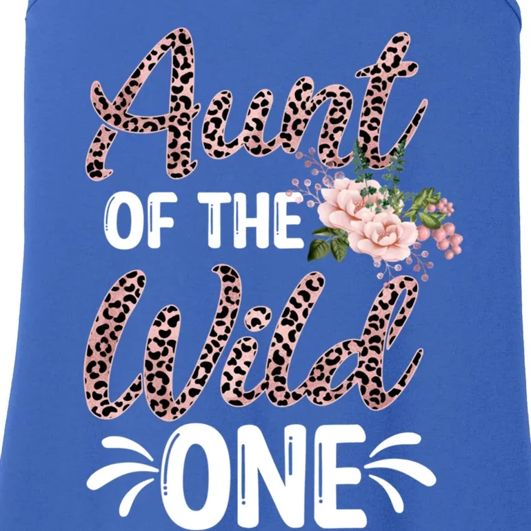 Aunt Of The Wild One Gift Zoo Themed 1st Birthday Auntie Gift Ladies Essential Tank