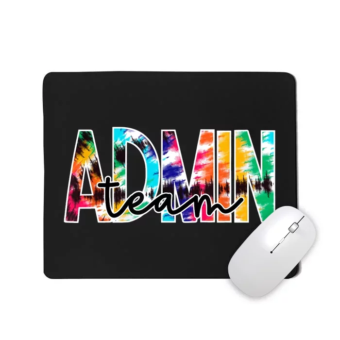 Admin Office Team Back To School Matching Group Squad Mousepad