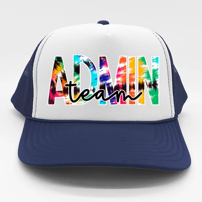 Admin Office Team Back To School Matching Group Squad Trucker Hat