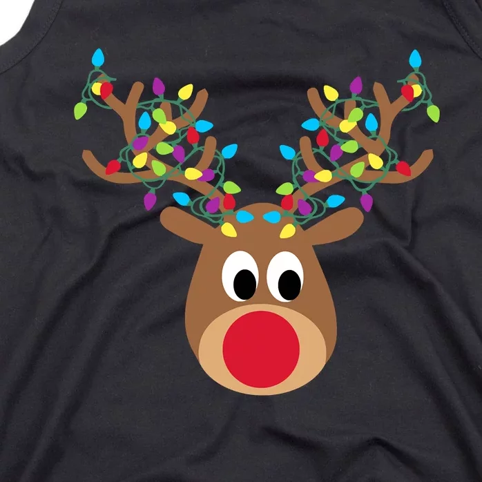 All Of The Otter Reindeer Adorable Christmas Pajama Costume Tank Top