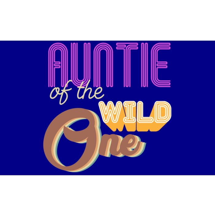 Auntie Of The Wild One For Best Aunt Ever Cool Gift Bumper Sticker