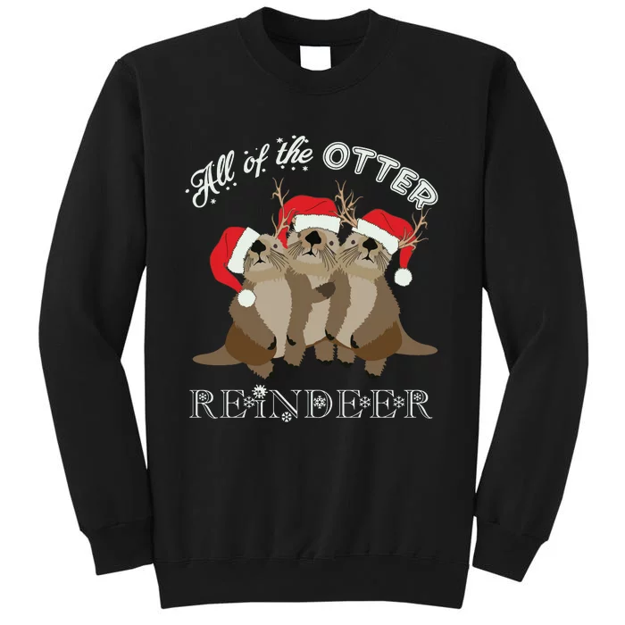 All Of The Otter Reindeer Funny Other Christmas Sweatshirt