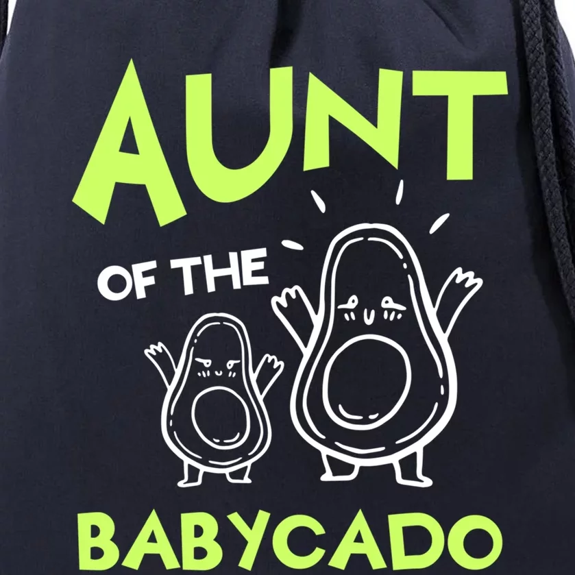 Aunt Of The Cado Avocado National Guacamole Day Gift Drawstring Bag