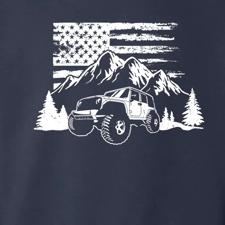 American Offroad USA Flag Atv Utv 4x4 Off Roading QUAD Toddler Hoodie