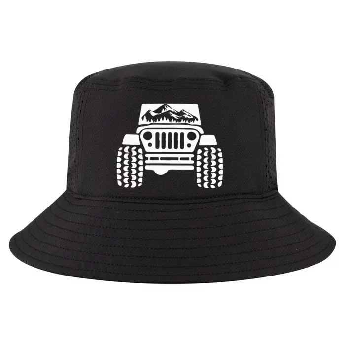 American Offroad Us Flag Forest Peace Love Offroad Cool Comfort Performance Bucket Hat