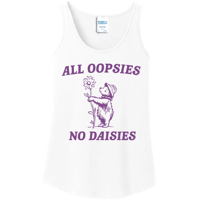 All Oopsies Vintage Drawing Cartoon Meme Ladies Essential Tank