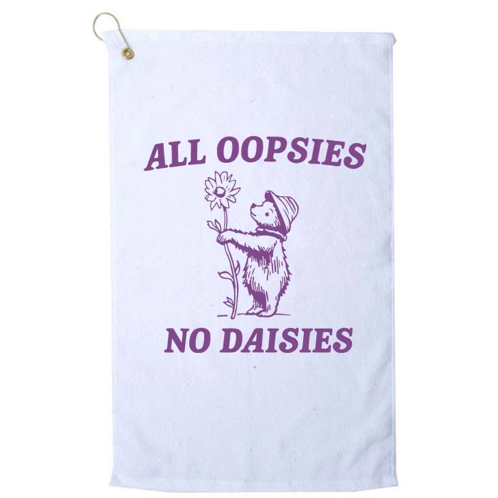 All Oopsies Vintage Drawing Cartoon Meme Platinum Collection Golf Towel