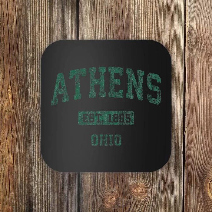 Athens Ohio Vintage Athletic Sports Coaster