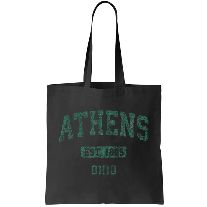 Athens Ohio Vintage Athletic Sports Tote Bag