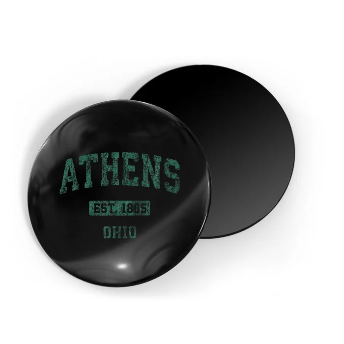 Athens Ohio Vintage Athletic Sports Magnet