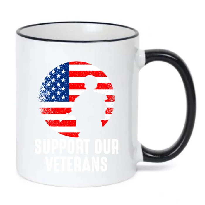 Army Or Veteran T 4 Black Color Changing Mug