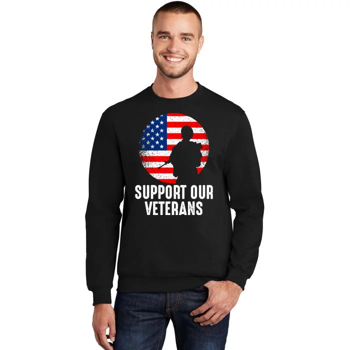 Army Or Veteran T 4 Tall Sweatshirt