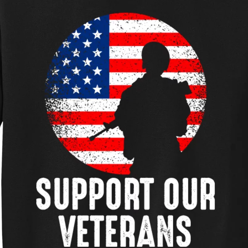 Army Or Veteran T 4 Tall Sweatshirt