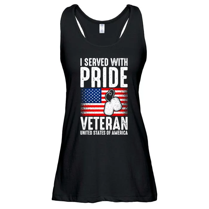 Army Or Veteran T 90 Ladies Essential Flowy Tank