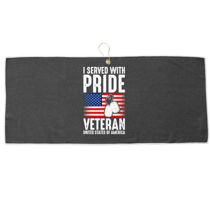 Army Or Veteran T 90 Large Microfiber Waffle Golf Towel