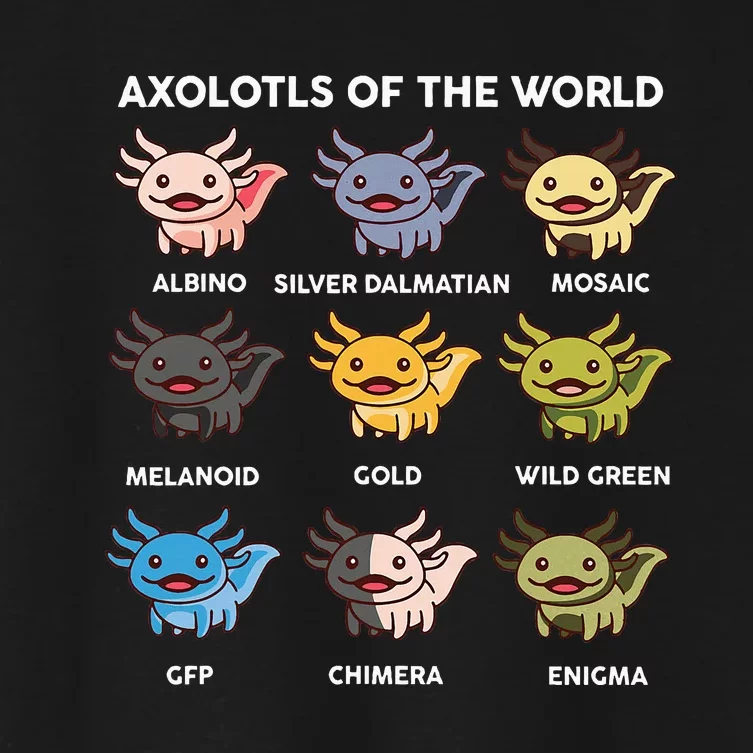 Axolotl Of World Women's Crop Top Tee