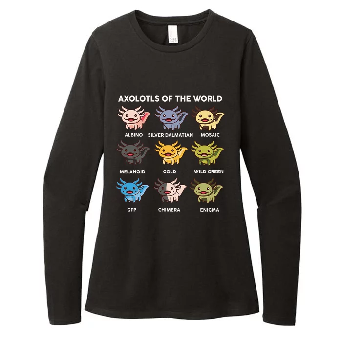 Axolotl Of World Womens CVC Long Sleeve Shirt