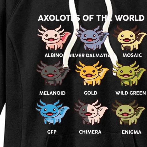 Axolotl Of World Women's Fleece Hoodie