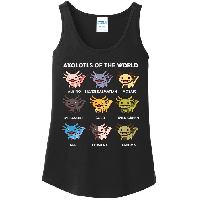 Axolotl Of World Ladies Essential Tank