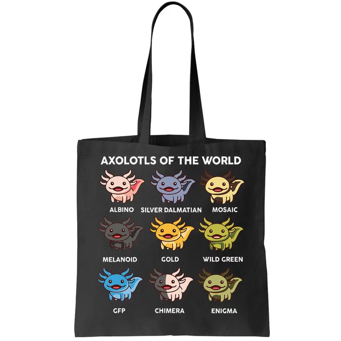 Axolotl Of World Tote Bag