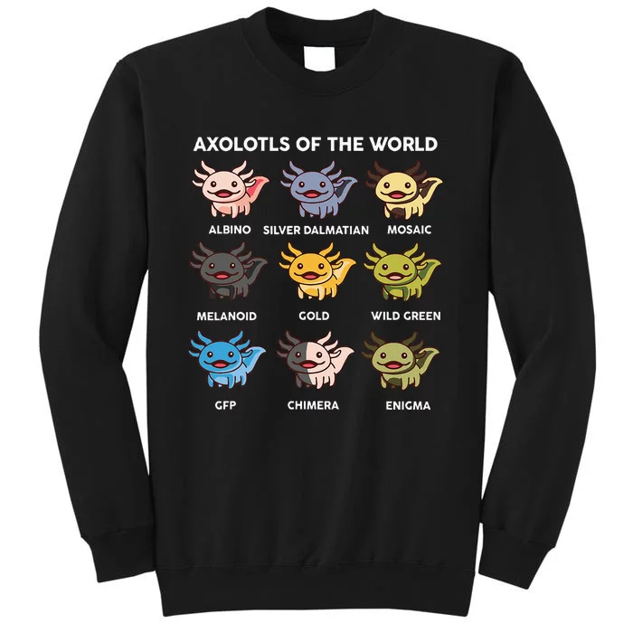 Axolotl Of World Tall Sweatshirt