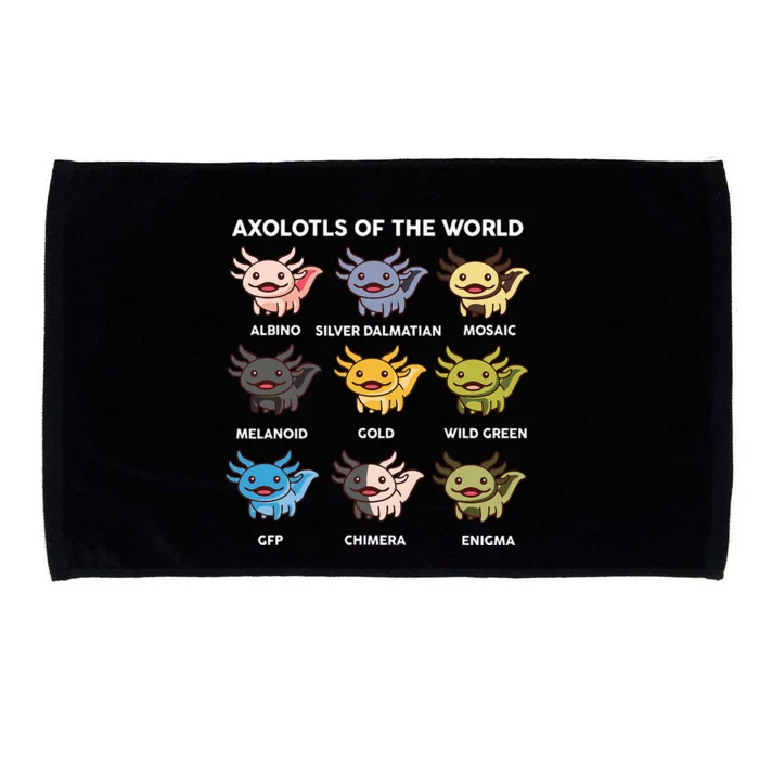 Axolotl Of World Microfiber Hand Towel