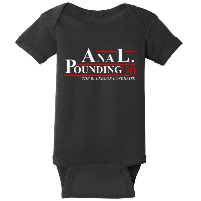 Anal Pounding 2020 Adult Humor Innuendo Vulgar Baby Bodysuit