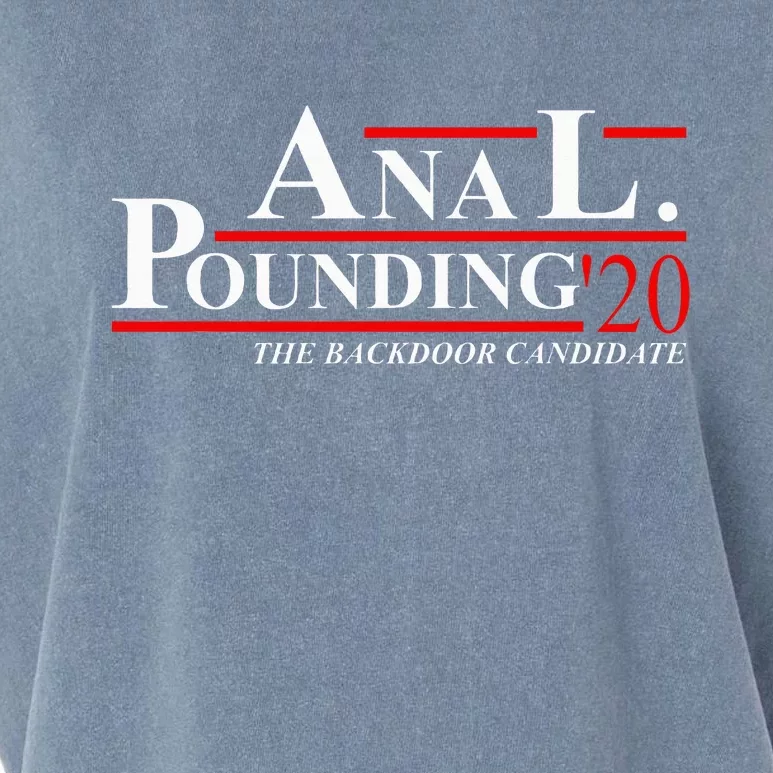 Anal Pounding 2020 Adult Humor Innuendo Vulgar Garment-Dyed Women's Muscle Tee