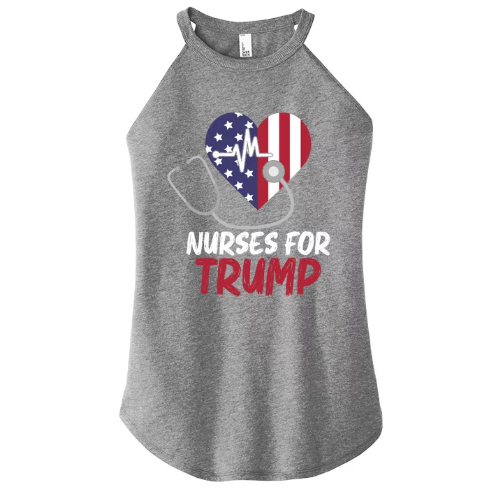 American President 2024 Trump Gift Nurses For Trump Gift Women’s Perfect Tri Rocker Tank