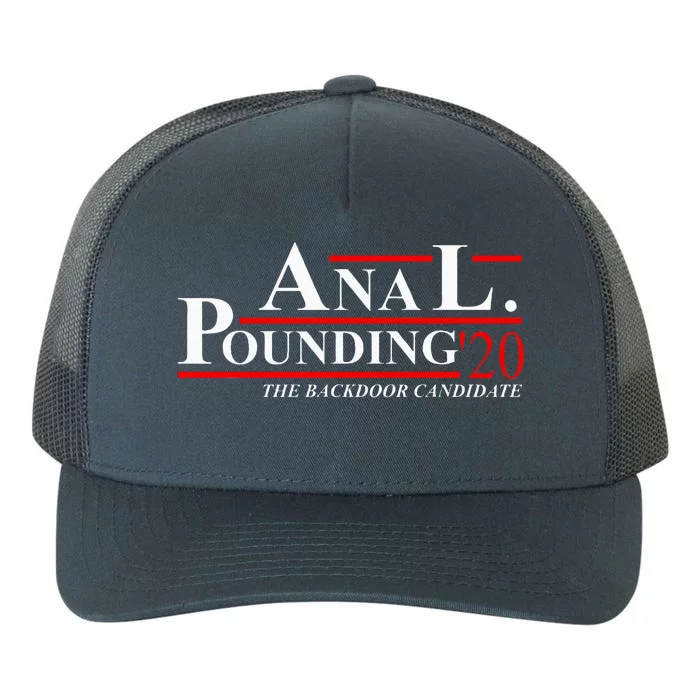 Anal Pounding 2024 Innuendo Vulgar Election Yupoong Adult 5-Panel Trucker Hat