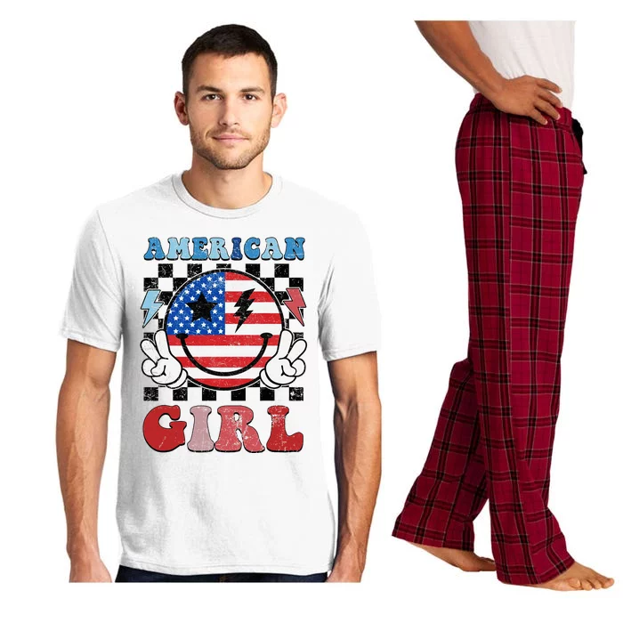 American Pride 4th Of July Patriotic Design Pajama Set