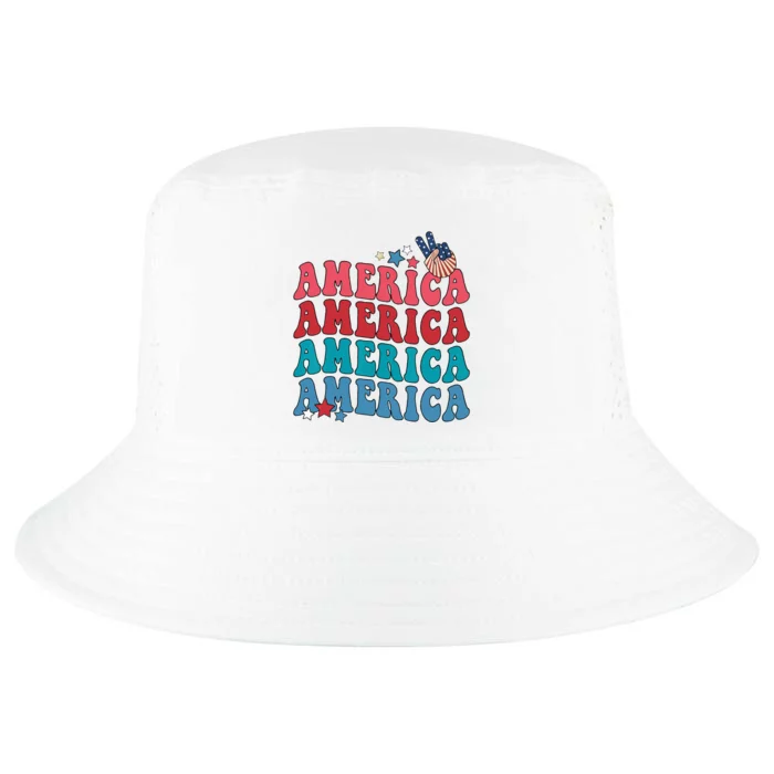 America Patriotic 4th Fourth Of July Independence Day Cool Comfort Performance Bucket Hat