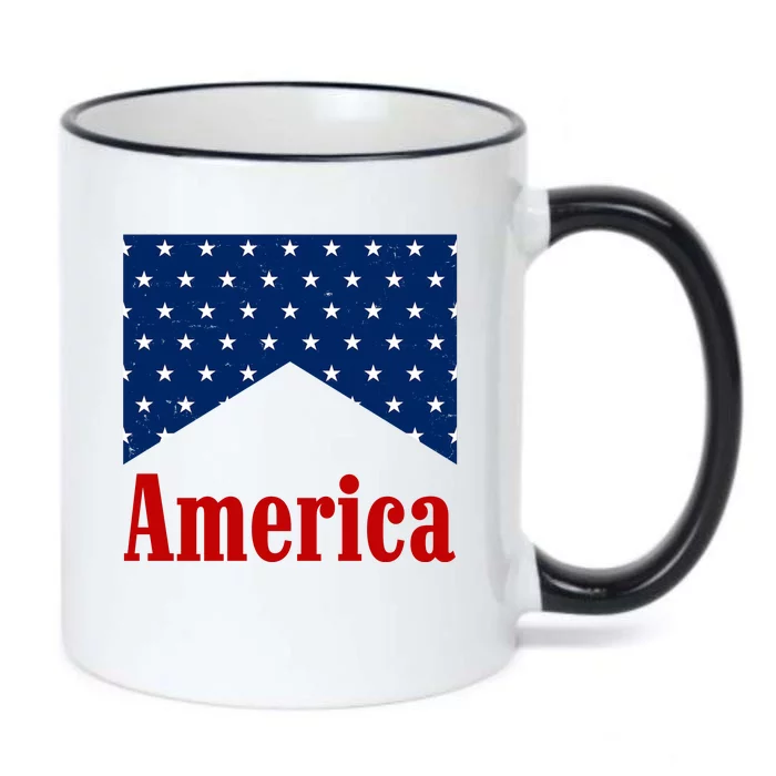 America Patriotic 4th Of July Black Color Changing Mug