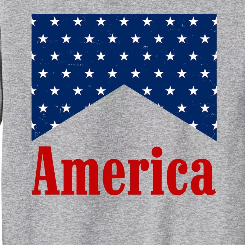 America Patriotic 4th Of July Tall Sweatshirt