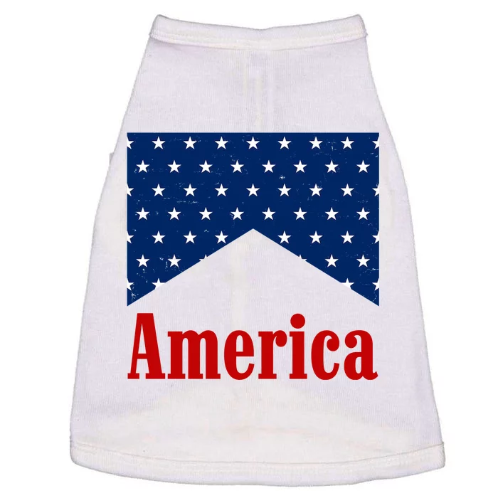 America Patriotic 4th Of July Doggie Tank