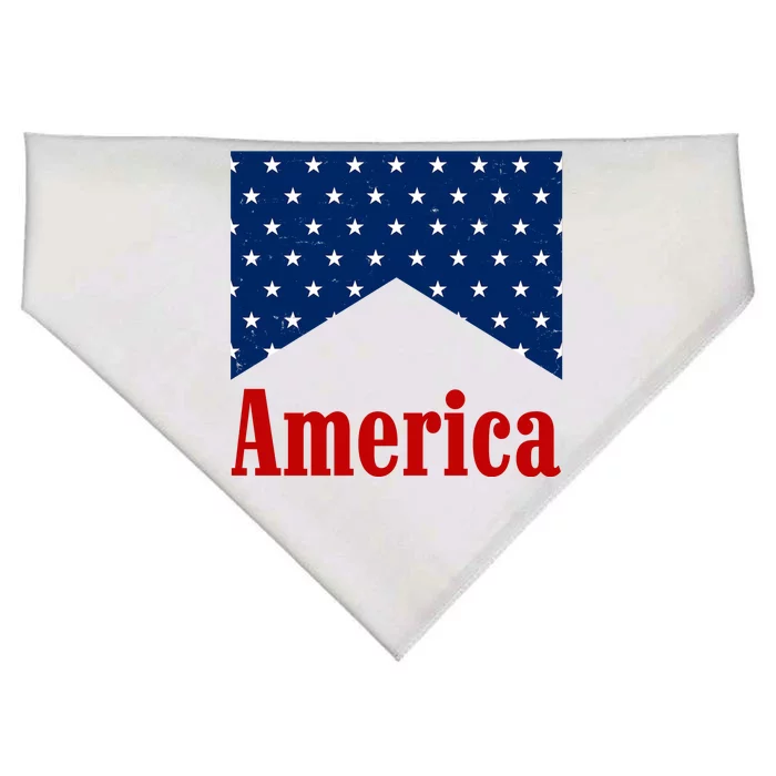 America Patriotic 4th Of July USA-Made Doggie Bandana