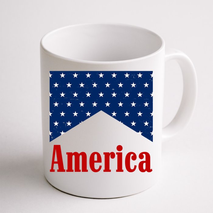 America Patriotic 4th Of July Front & Back Coffee Mug