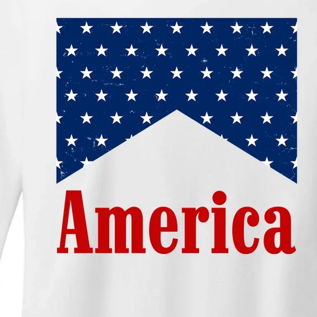 America Patriotic 4th Of July Womens CVC Long Sleeve Shirt