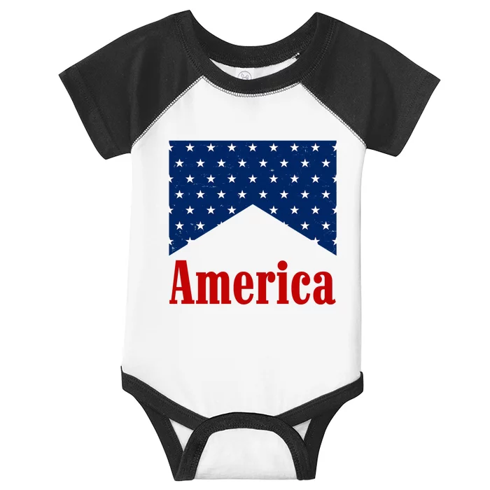 America Patriotic 4th Of July Infant Baby Jersey Bodysuit