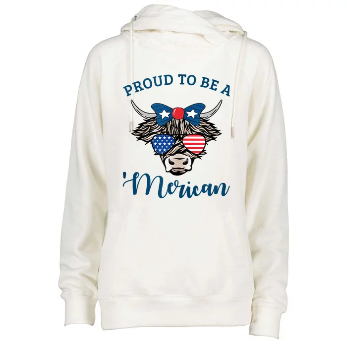 American Patriotic 4th Of July US Independence Day Womens Funnel Neck Pullover Hood