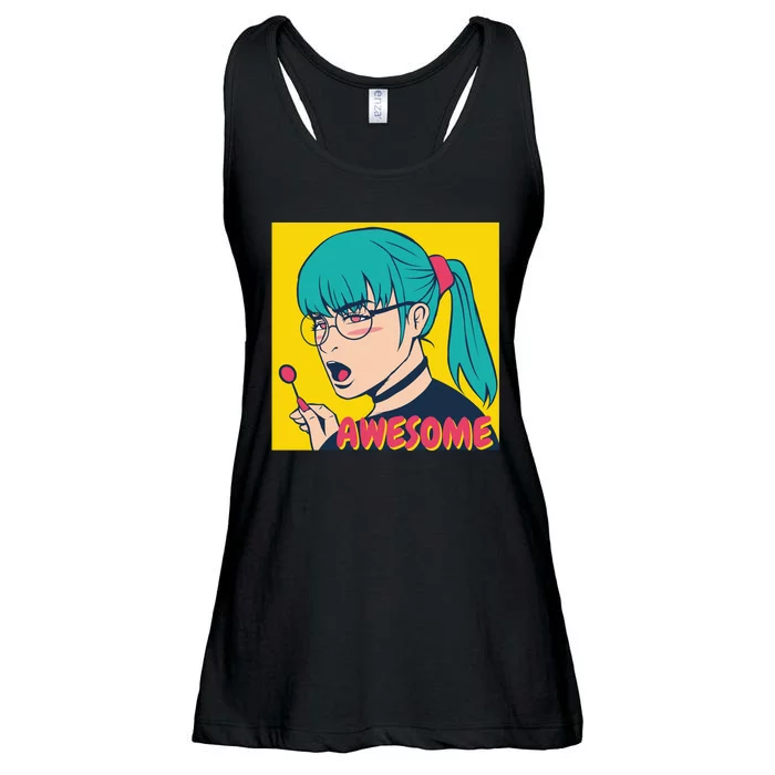 Awesome Pop Art Ladies Essential Flowy Tank