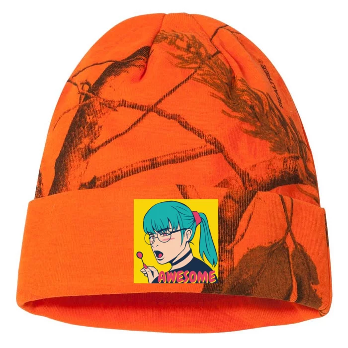 Awesome Pop Art Kati - 12in Camo Beanie