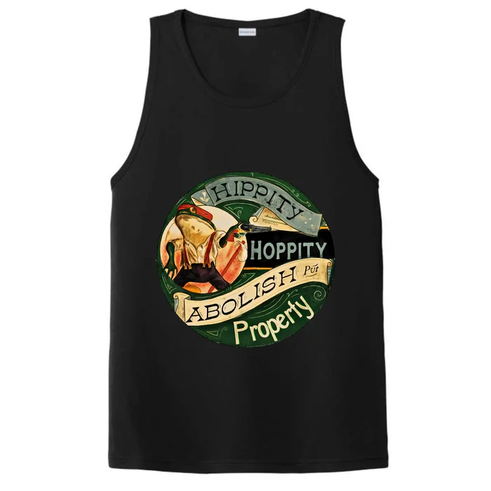 Abolish Property Anarchist Frog Performance Tank