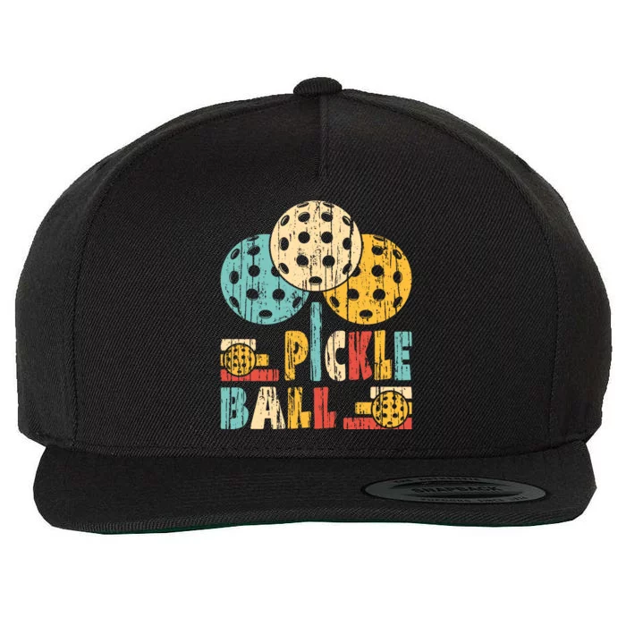 Awesome Pickleball Wool Snapback Cap