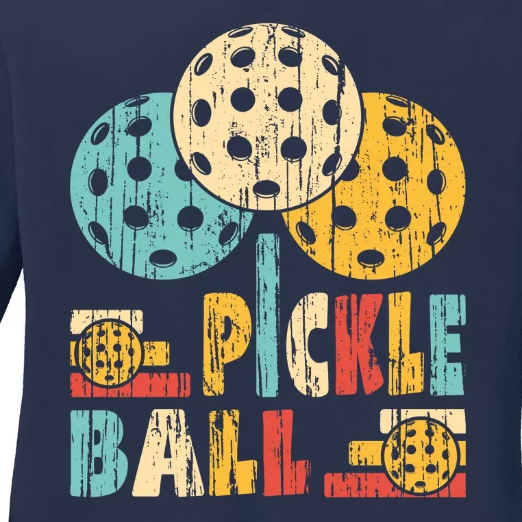 Awesome Pickleball Ladies Long Sleeve Shirt