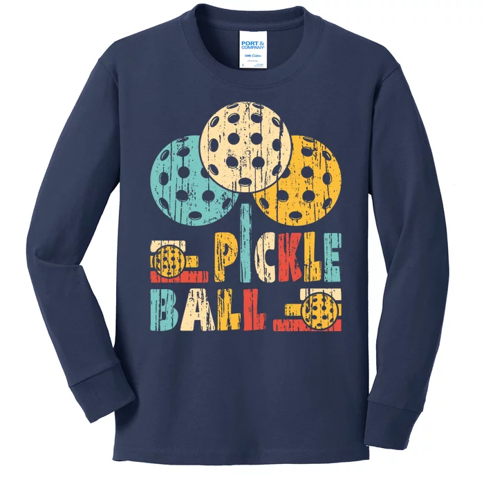 Awesome Pickleball Kids Long Sleeve Shirt