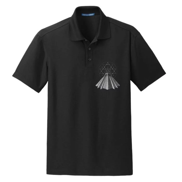 Aztec Pyramid Ancient Mayan Pyramids Dry Zone Grid Performance Polo