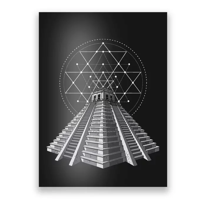 Aztec Pyramid Ancient Mayan Pyramids Poster